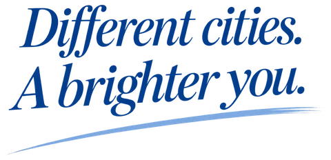 Different cities. A brighter you.